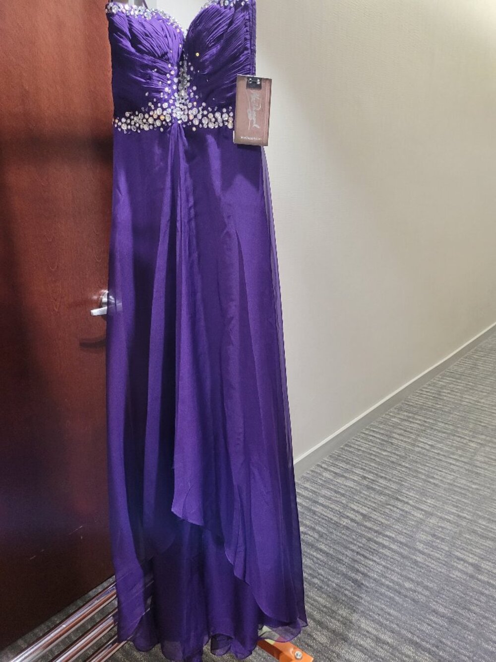 Mac Duggal 65126 Size 4 Purple Dress - Picture 2 of 5